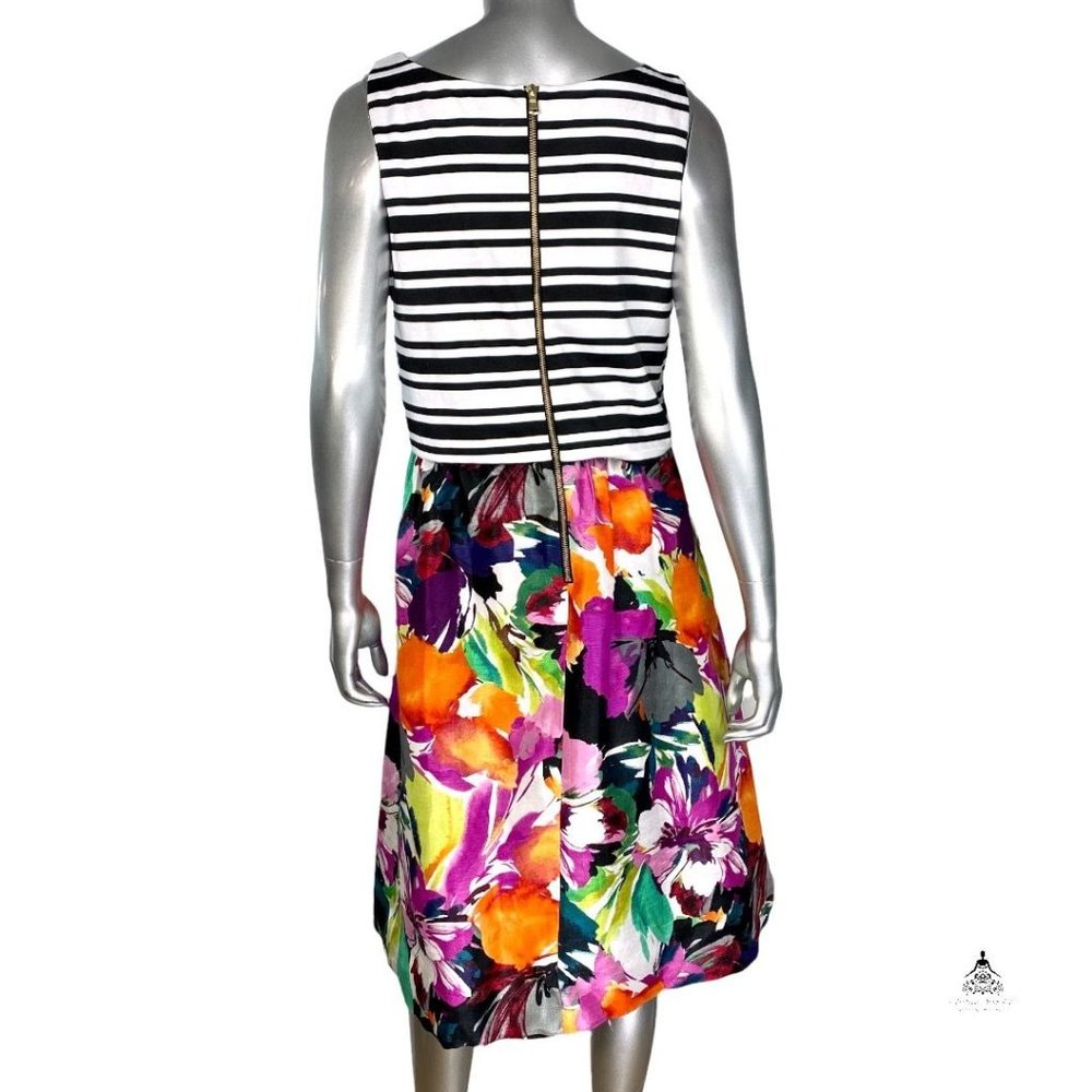 Taylor Multi Pattern Stripe Floral Multi Color Mi… - image 2